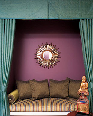 Autum 14 Deco: Purple/green hedborg-sleeping-alcove