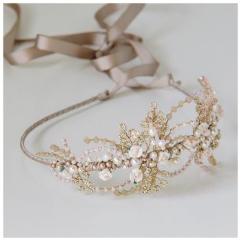 PORCELAIN ROSE | Floral Bridal Headdress