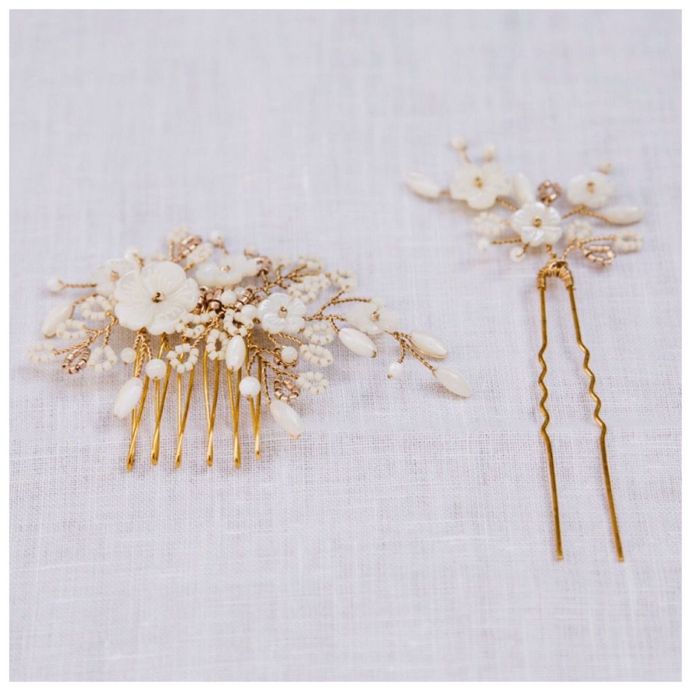 Cherry Blossom Comb and Pin Set