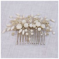 GARDENIA | Floral Bridal Hair Comb