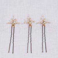DIAMANTE DECO | Crystal Wedding Hair Pin Set (three pin set) 