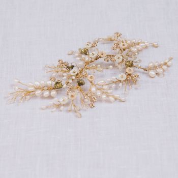 WINTER ROSE | Floral Bridal Headpiece 