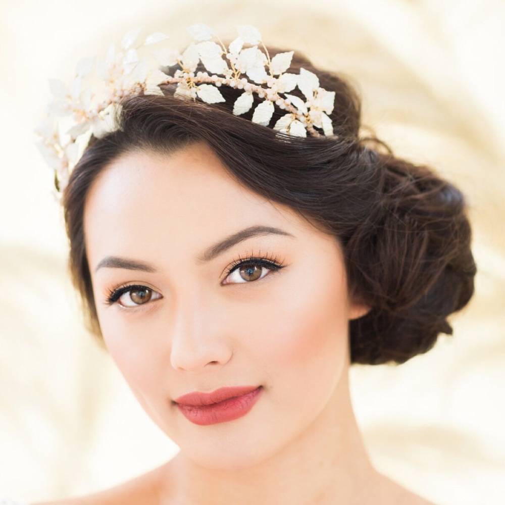 Leuce Hand Painted Statement Crown or Neckpiece