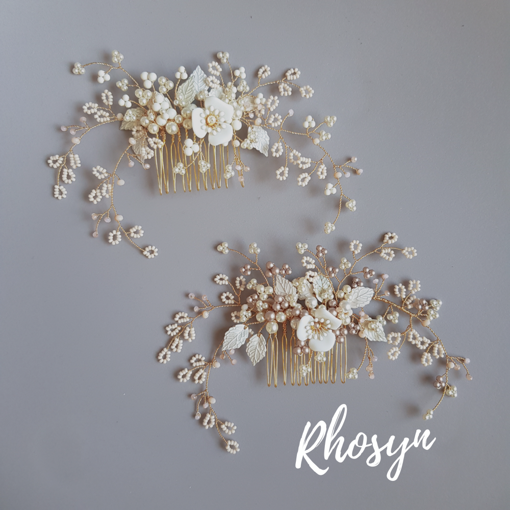 Rachel Burgess Bridal Boutique Rhosyn Hair Comb