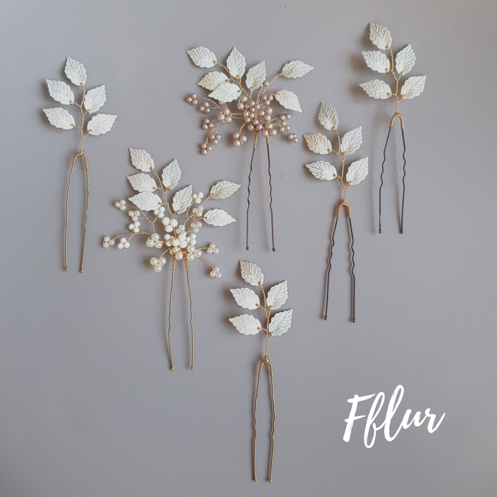 Rachel Burgess Bridal Boutique Fflur hair pins