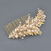 Gold Grecian Pearl Comb (large)