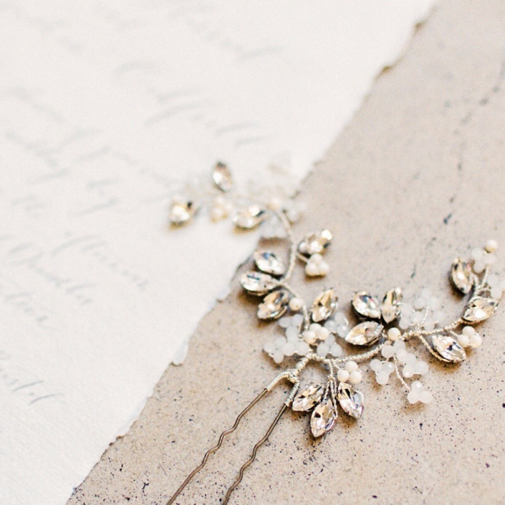 Statement Silver Lumi Hair Pin (sample)