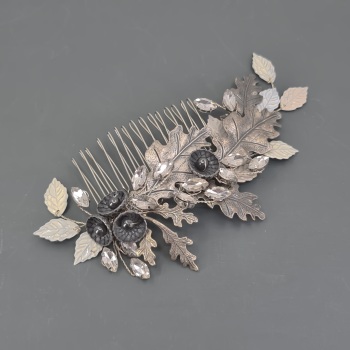 OAK | Acorn and Oak Leaves Bridal Hair Comb 