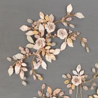 WILD EVE | Rose Floral Bridal Headpiece 