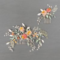 PEONY | Delicate Flower Bridal Hair Combs 