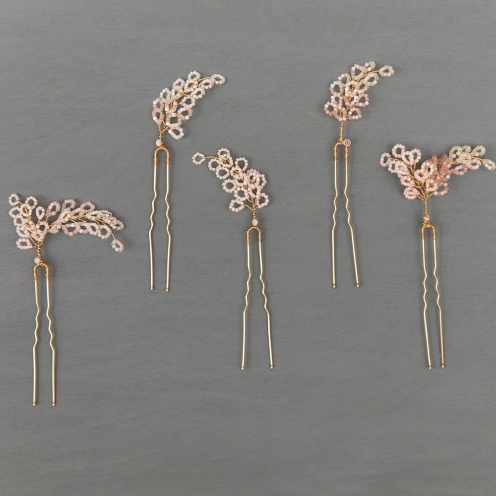 WILLOW | Delicate Blossom Flower Hair Pins