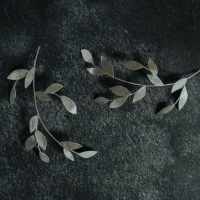 FILICIFOLIUS | Precious Metal Delicate Fern Leaves Bridal Headpiece