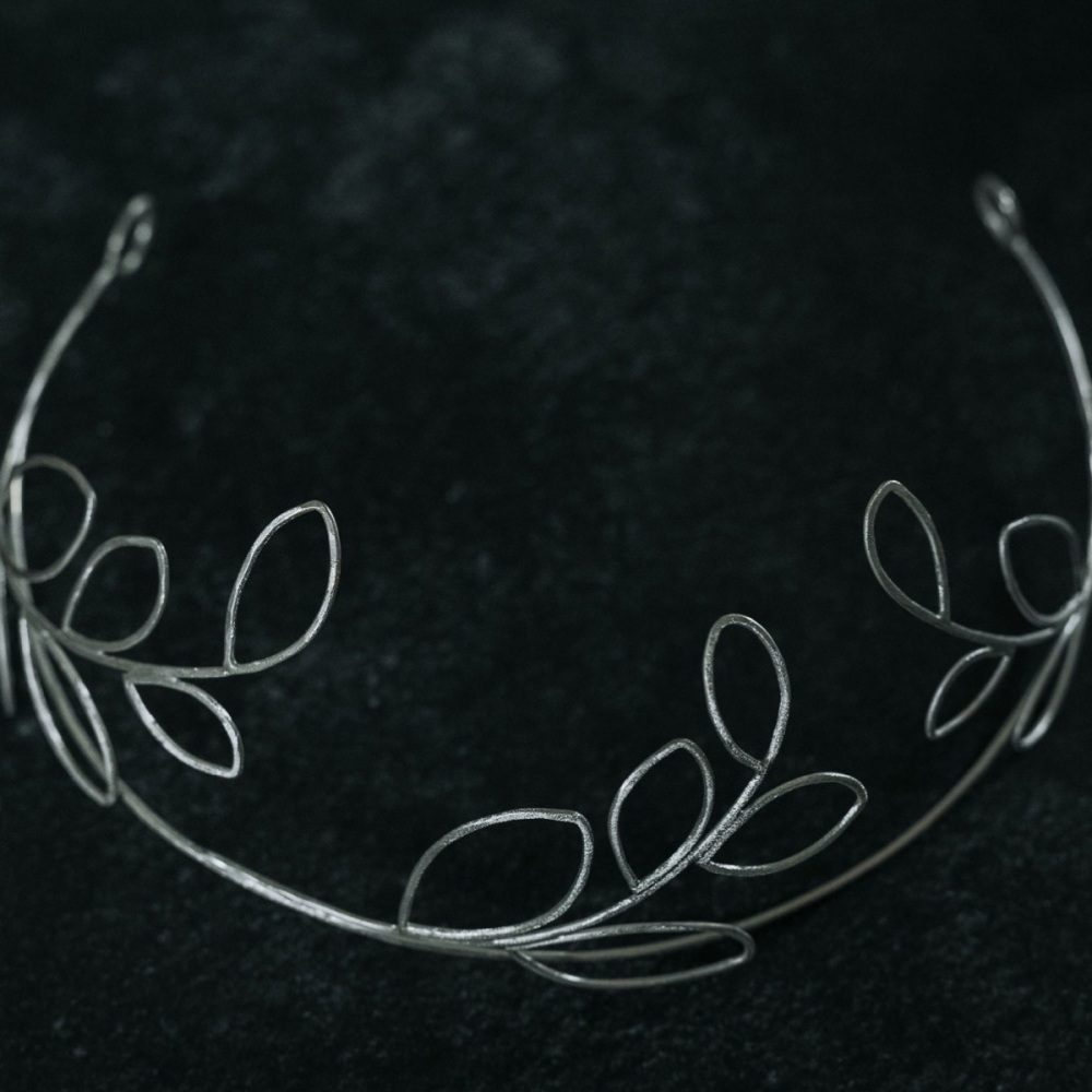 SYLVESTRIS | Precious Metal Delicate Open Leaves Bridal Headdress