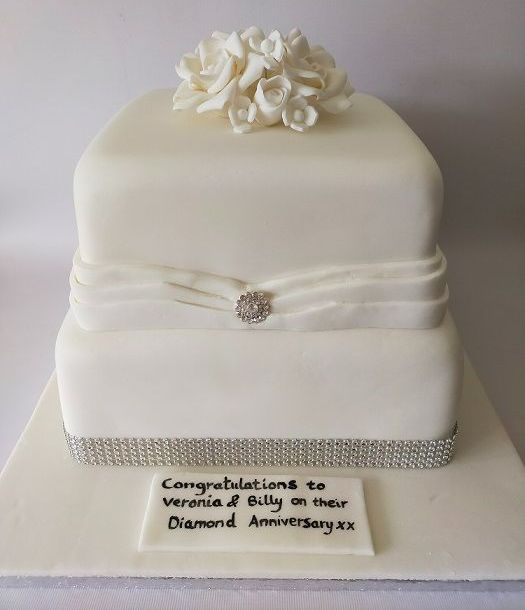 Diamond Anniversary cake