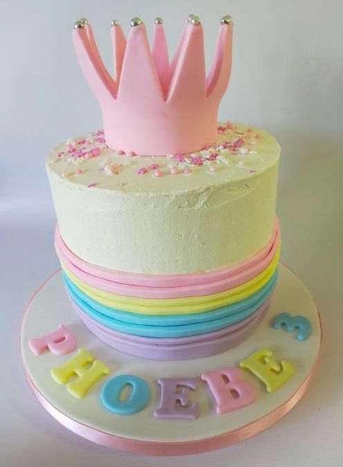 pastel princess cake