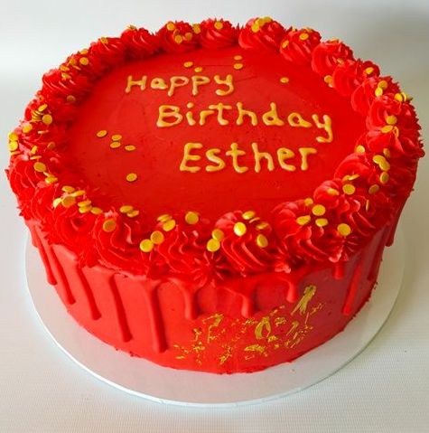 red cake