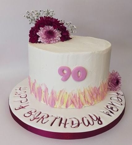 90th cake