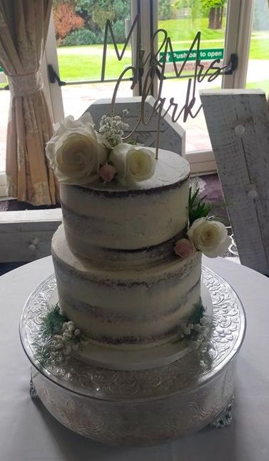 semi naked wedding
