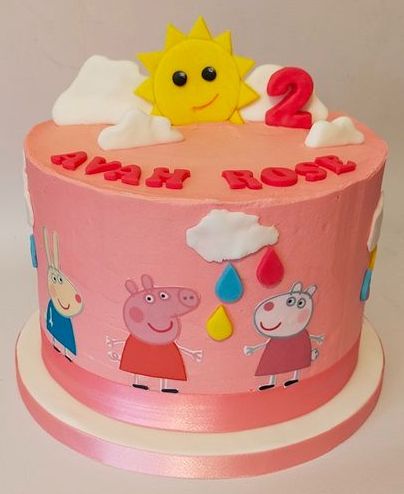 Peppa pig cake