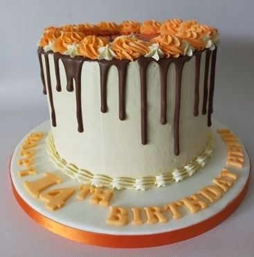 orange drip cake orange drip cake