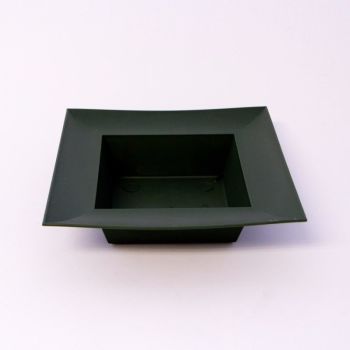 Designer Bowl - Square - Dark Green x 1 #4460