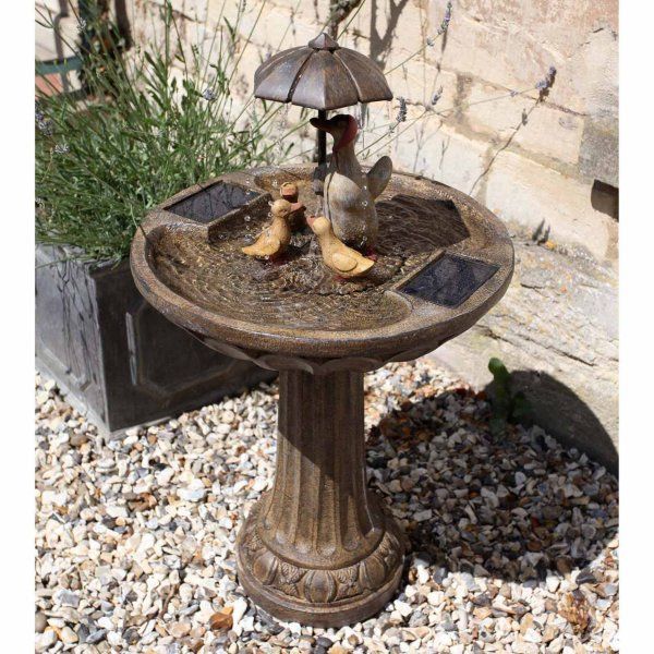 Duck Family Water Feature - Solar Powered x 1 #1170020RL