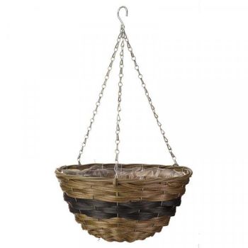 Firenze Faux Rattan Basket - 14" x 1 #6021015