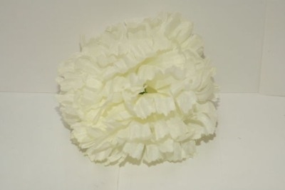 Silk carnation head cream bag of 48 