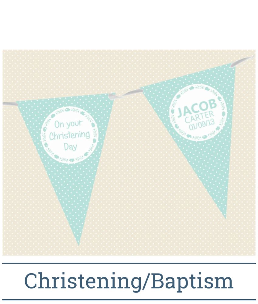 Christening/Baptism/Naming Day Bunting