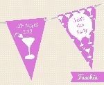 Hen Party Bunting - Cocktail Glass Design