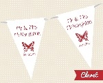 Wedding Bunting - Butterfly Design