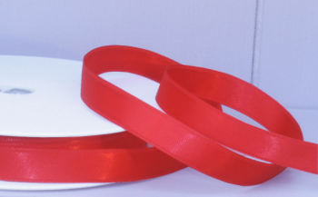 Pillar Box Red Christmas Ribbon - 25mm