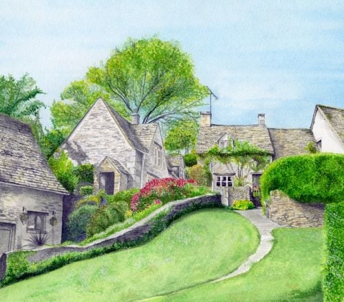Bibury, Cotswolds - Limited edition print