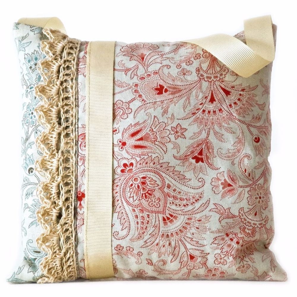 Shabby chic style lavender bag