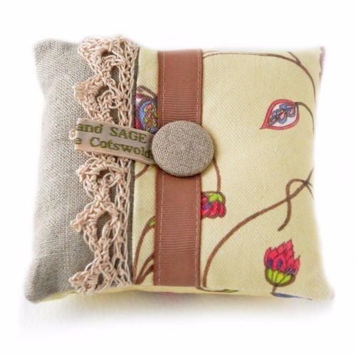 Pin cushion in A&C floral design
