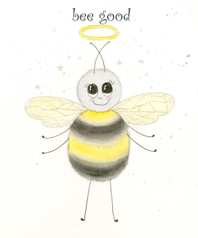 Bee-good greetings card