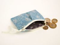 Duck egg leaves coin purse