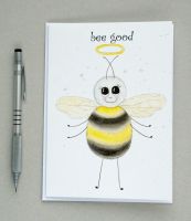Bee-good greetings card