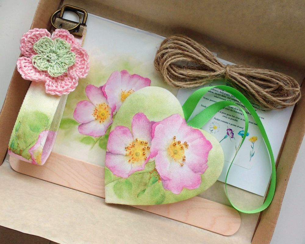 Wildflower seed gift - Rosa themed