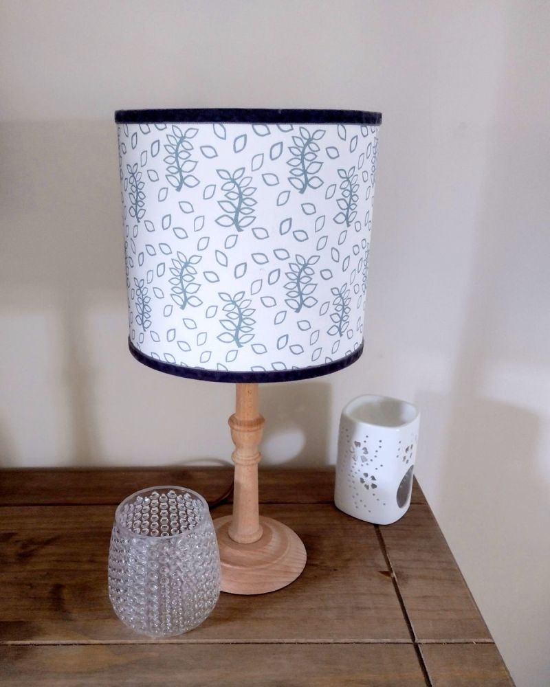 Duck egg leaves lampshade