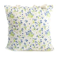 Forget-Me-Not design cushion with ties