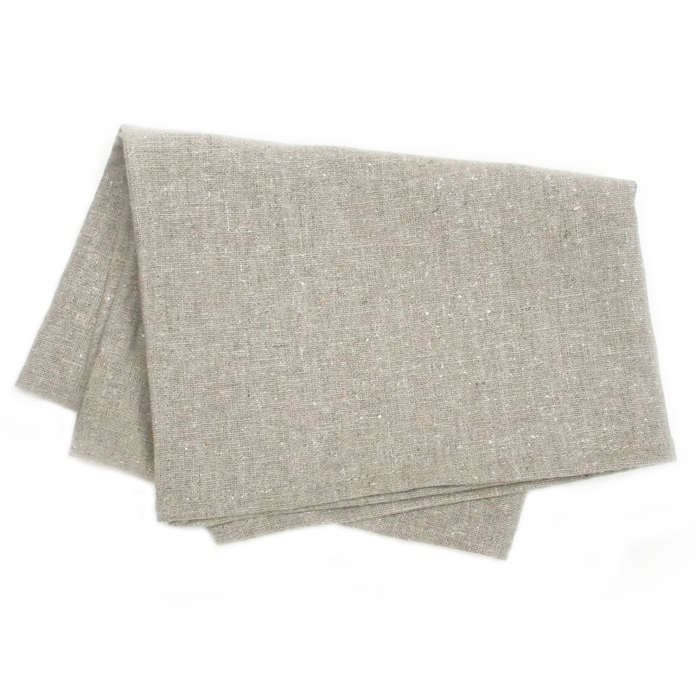 Natural linen tea towel