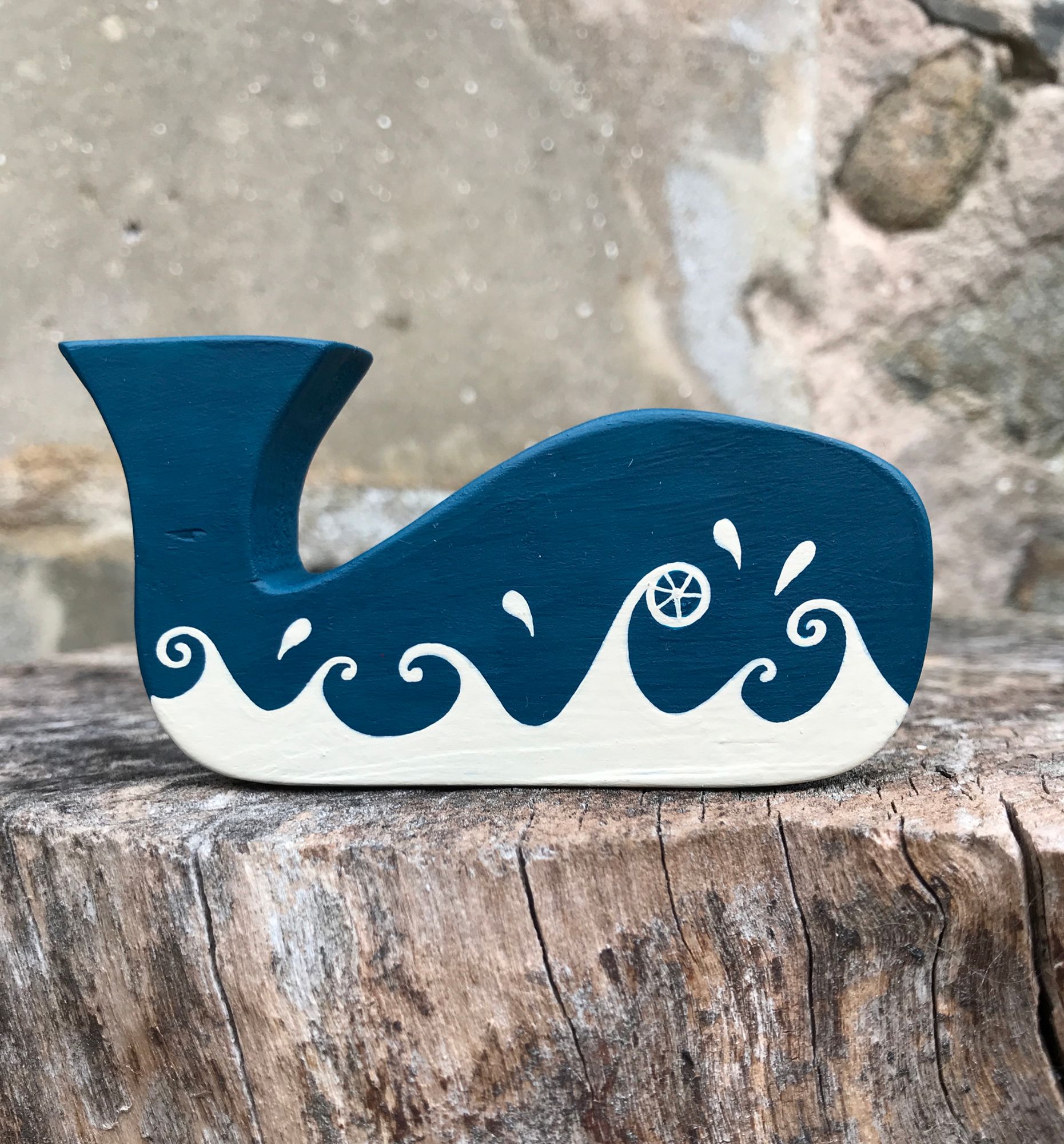 wooden whale