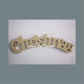 Christmas Curved Arched 18mm / Laser Cut Delights