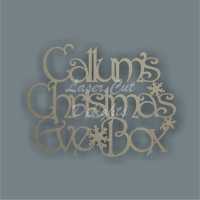 Christmas Eve Box Lid Topper (First Name/s Only) / Laser Cut Delights