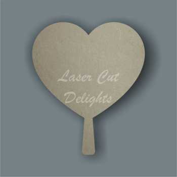 Heart with handle / Laser Cut Delights