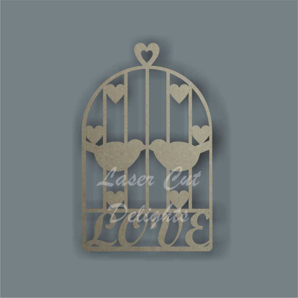Love Birdcage with hearts 3mm