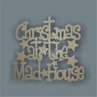 Christmas at the mad house (odd font) 3mm 25cm
