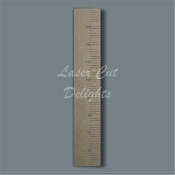 Basic Ruler Height Chart 6mm / Laser Cut Delights