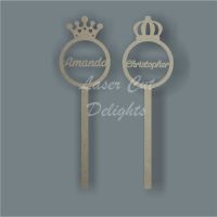 Wand Bauble Crown Personalised / Laser Cut Delights